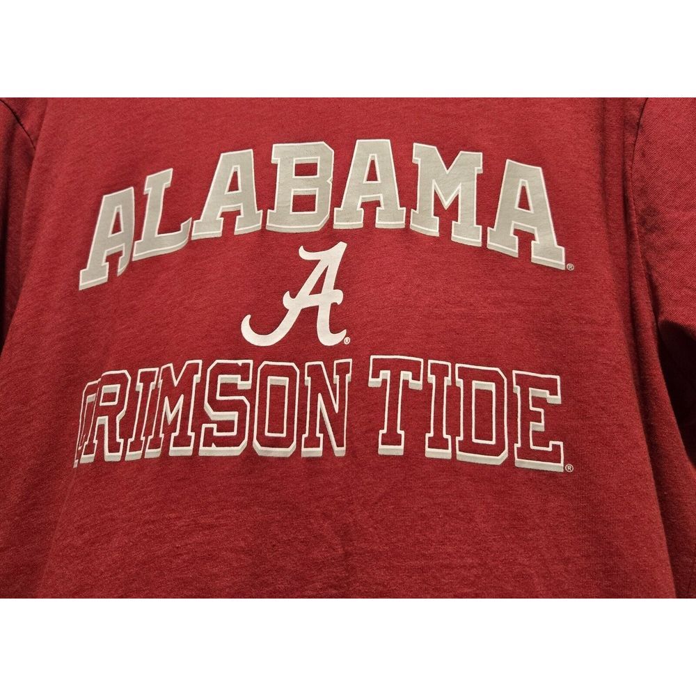 Alabama Crimson Tide T-Shirt Red‎ Graphic Tee College Football Fan Apparel Large - Picture 3 of 5